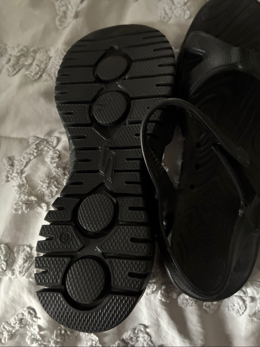 Black sketchers Women's Comfort Sandals - Picture 3 of 5